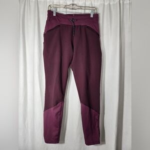 Columbia Women's Activewear Pants Hybrid Sz Small Maroon